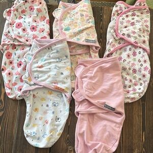 SwaddleMe Pink and Patterned Swaddles